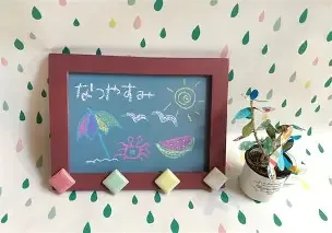 黒板塗料でつくったオリジナル黒板